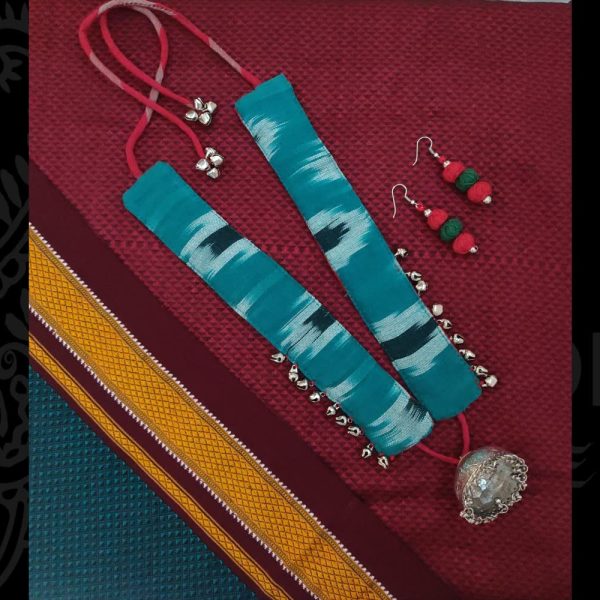 Eclectic fabric Jewellery - (FA_N_082)